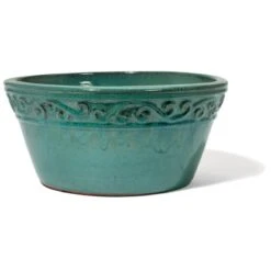 Kirschke Pflanzgefäß Country Garden Lincoln 25 Cm Ocean Green