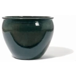 Kirschke Pflanzgefäß Mandarin Song Ø 20 Cm X 16 Cm Leaf Green