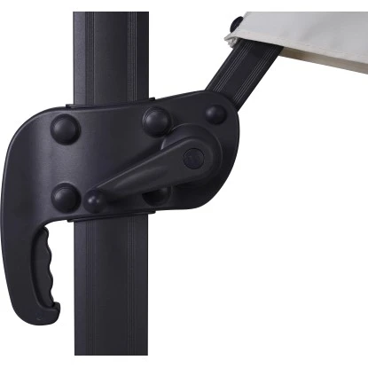 Ampelschirm Mendota Ø 300 Cm Ecru Mit Kurbelmechanik – Bild 10