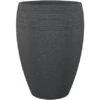 Scheurich Pflanzgefäß Lineo High Ø 39 Cm Schwarz Granit