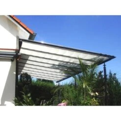 Floracord Sonnensegel Rechteckig Wasserabweisend 275 Cm X 91 Cm Weiß