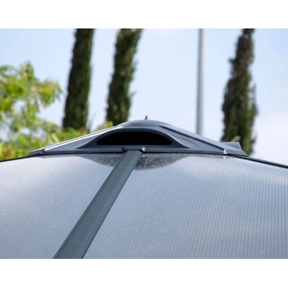 Palram - Canopia Gartenpavillon Palermo 3 X 3 Anthrazit – Bild 4