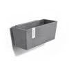Ecopots Pflanztopf Manhattan Wall M Grau 35 Cm X 17,4 Cm X 15 Cm