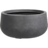 Elite Pflanztopf Ø 50 Cm Grafit Rund Flach