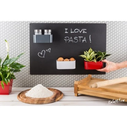 KalaMitica Kunststoffgefäß Mit Magnet Kasten 22 Cm X 12 Cm Rot – Bild 2