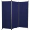 Angerer Paravent 3-tlg. Swingtex Blau