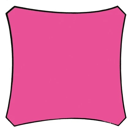 Perel Viereck-Sonnensegel 360 Cm X 360 Cm Fuchsia – Bild 4