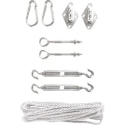 Perel Montagekit Für Sonnensegel