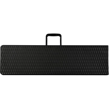 Perel Klappbank Polyrattan-Optik Schwarz – Bild 3