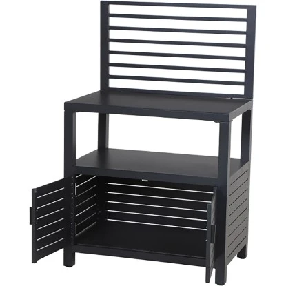 Siena Garden Texas Outdoor Kitchen Mittelelement Matt Anthrazit Ca. 90x56x90 Cm – Bild 6