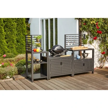 Siena Garden Texas Outdoor Kitchen Mittelelement Matt Anthrazit Ca. 90x56x90 Cm – Bild 7