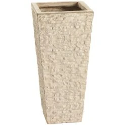 Pflanztopf Bernay 50 Cm X 23 Cm X 23 Cm Beige