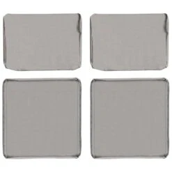 (Ersatz-)Kissenhüllen-Set Für Bistro Balkonset Natur