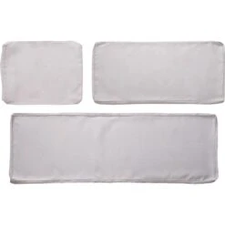 (Ersatz-)Kissenhüllen-Set Für Dowerin Eck-Dining-Set Grau 8-teilig