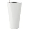 Lechuza Pflanzgefäß Delta Premium Ø 30 Cm X 56 Cm Weiß Hochglanz