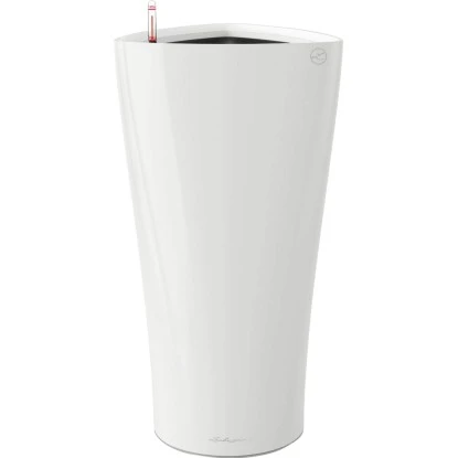 Lechuza Pflanzgefäß Delta Premium Ø 30 Cm X 56 Cm Weiß Hochglanz
