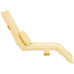 Acamp Bodenliege Tony 190 Cm X 56 Cm X 9 Cm Reißverschluss Kissen Beige