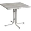 Acamp Tisch Piazza 70 Cm X 70 Cm Platin-Cemento