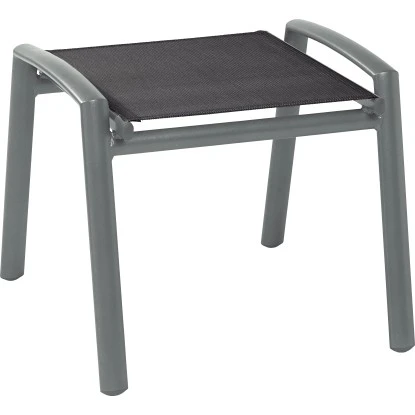 Hocker Vigo II Aus Textilen Schwarz