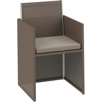 Gartenmöbel-Set Palomas 5-teilig Stahl/Textil Taupe – Bild 6