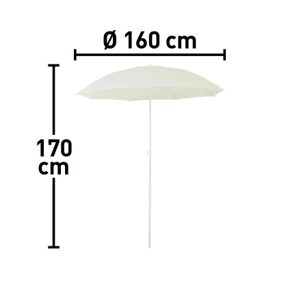 Marktschirm Ø 160 Cm Mit Push-Up Mechanik – Bild 14