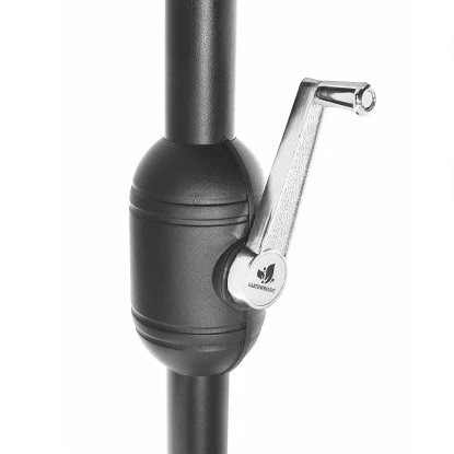 Gartenfreude Marktschirm Ø 200 Cm Rosa Mit Kurbelmechanik – Bild 6