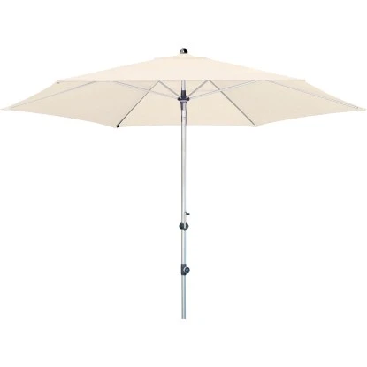 Doppler Marktschirm Expert Auto Tilt Ø 266 Cm Natur Mit Kurbelmechanik