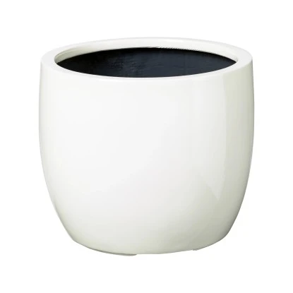 Übertopf Ø 21 Cm X 18 Cm Weiß