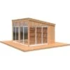 Palmako Pavillon Nova 13,0 M² Braun Tauchgrundiert 417 Cm X 356 Cm