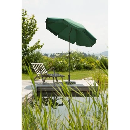 Schneider Schirme Balkonschirm Ø 200 Cm Grün Mit Push-Up Mechanik – Bild 2