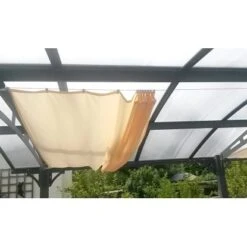 Floracord Vierecksonnensegel Elfenbein 330 Cm X 140 Cm