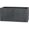 OBI Pflanzkasten Moire 49 Cm X 20 Cm Anthrazit