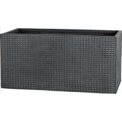 OBI Pflanzkasten Moire 49 Cm X 20 Cm Anthrazit