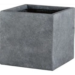 Pflanztopf 28 Cm X 29,5 Cm X 29,5 Cm Grau