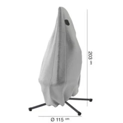 Siena Garden Schutzhülle Yobaya Grau 2 X Active Air System Ø 115 Cm X 203 Cm