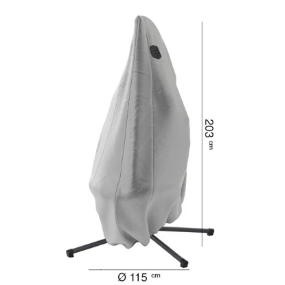 Siena Garden Schutzhülle Yobaya Grau 2 X Active Air System Ø 115 Cm X 203 Cm