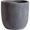 M Collections Pflanztopf Egg Pot 42 Cm X 42 Cm Grau