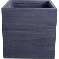 Pflanztopf Lille 26 Cm X 28 Cm X 28 Cm Dunkelgrau