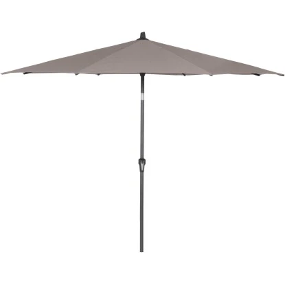 Siena Garden Marktschirm Avio Ø 250 Cm Taupe Mit Kurbelmechanik