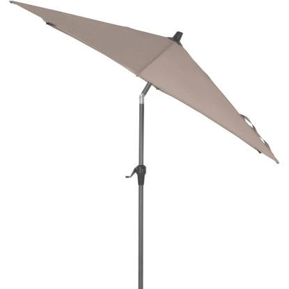 Siena Garden Marktschirm Avio Ø 250 Cm Taupe Mit Kurbelmechanik – Bild 2