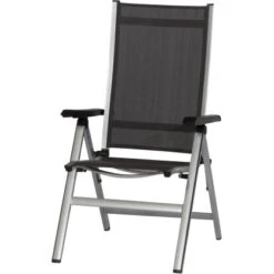 MWH Klappsessel Elements Alu 68 Cm X 62 Cm X 110 Cm Anthrazit