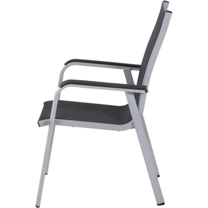 Siena Garden Stapelsessel Tesoro Alu 68 Cm X 62,5 Cm X 98 Cm Silber – Bild 8