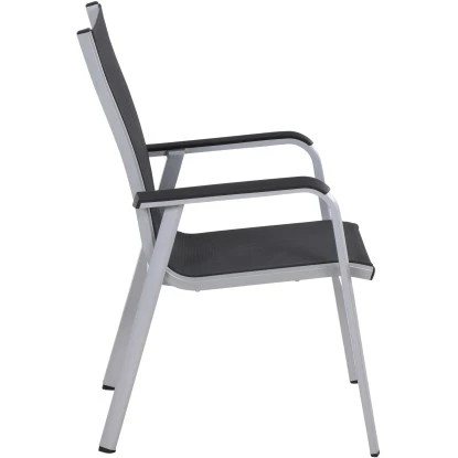 Siena Garden Stapelsessel Tesoro Alu 68 Cm X 62,5 Cm X 98 Cm Silber – Bild 10