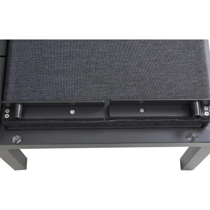 Siena Garden Lounge-Set Cosmo 3-tlg. Alu Grau Inkl. Kissen – Bild 7