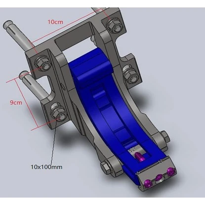 Home Deluxe LED Vollkassettenmarkise Elos 350 Cm X 250cm Marineblau-Weiß – Bild 4