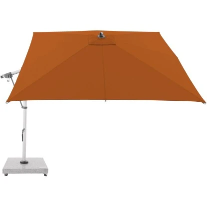 Doppler Ampelschirm Expert 300 Cm X 300 Cm Terracotta Mit Kurbelmechanik – Bild 2