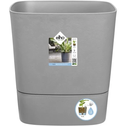 Elho Blumentopf Greensense Aqua Care Eckig 38,9 Cm X 38 Cm Light Beton