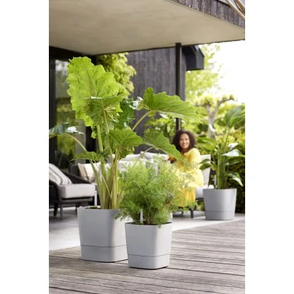 Elho Blumentopf Greensense Aqua Care Eckig 38,9 Cm X 38 Cm Light Beton – Bild 10