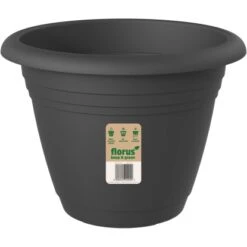 Florus Pflanztopf Mediterran Campana Fiore Alessia Ø 39 Cm Anthrazit