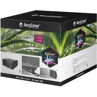 Aerocover Schutzhülle Für Lounge-Sets 70 Cm X 300 Cm X 300 Cm Anthrazit – Bild 6